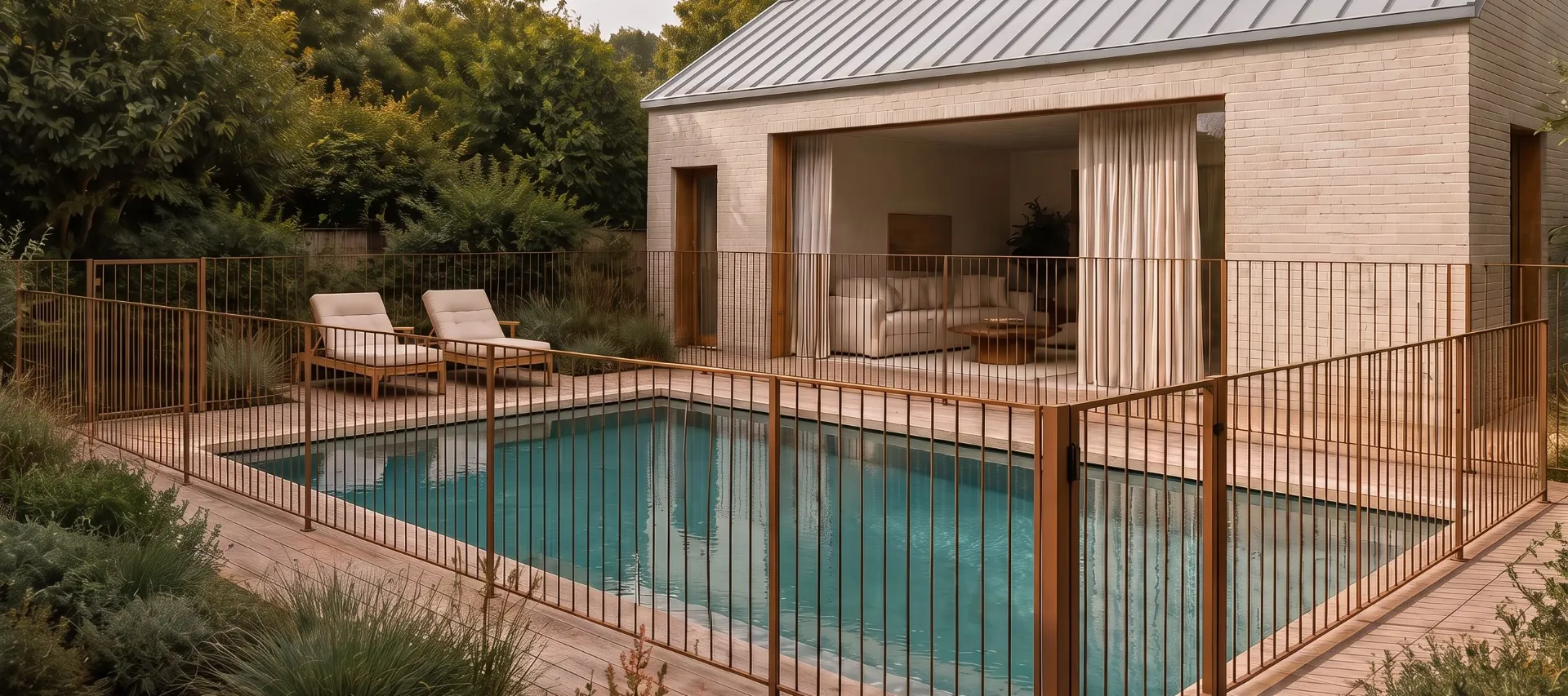 Swimming pool tile detail