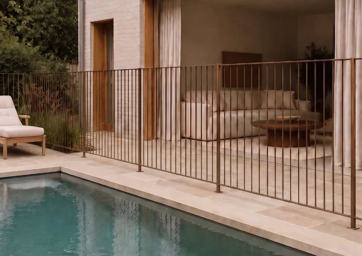 Swimming pool tile detail