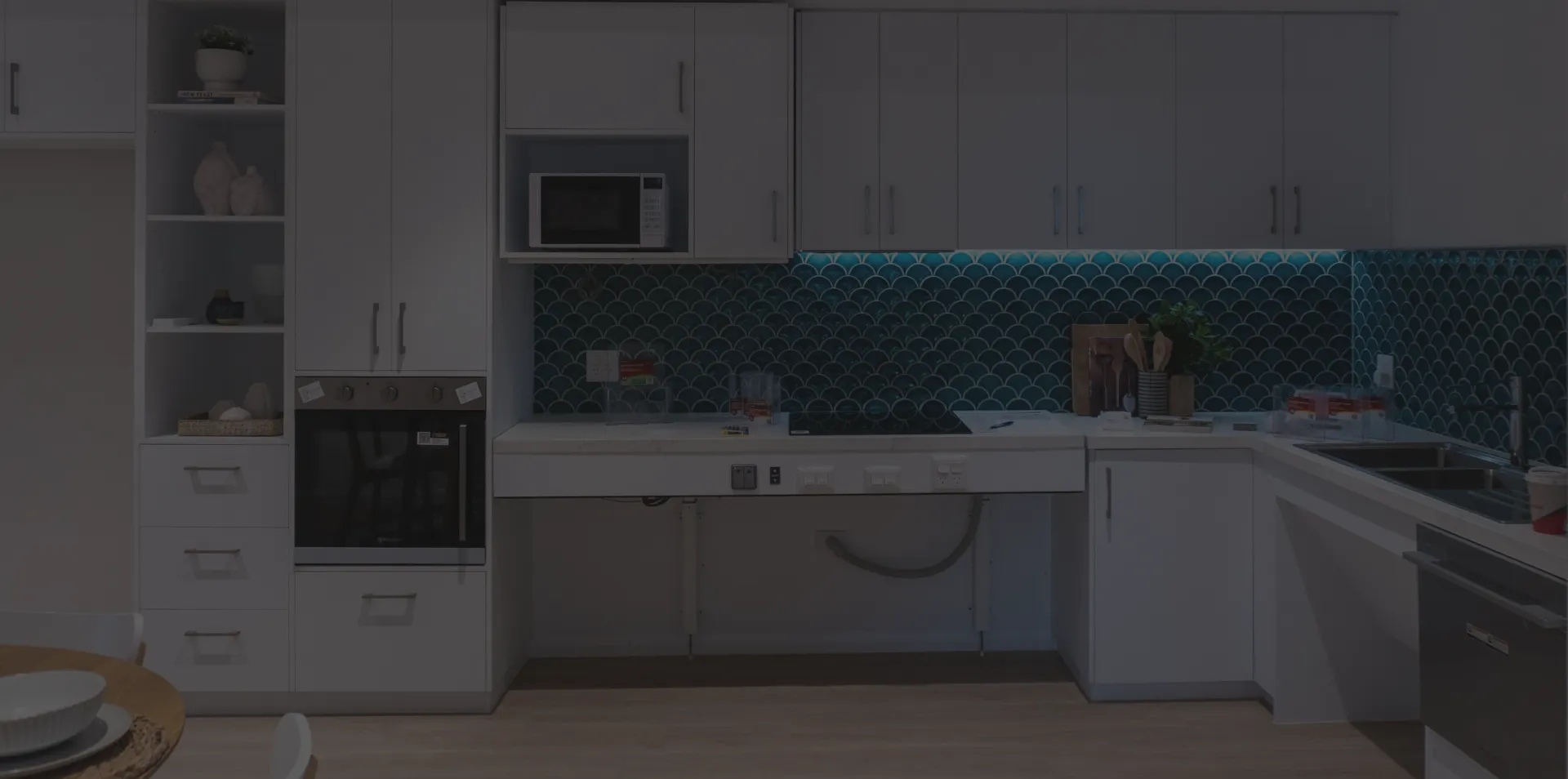wheelchair accessible kitchen